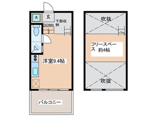 是空ＴＥＮＮＯＪＩの物件間取画像